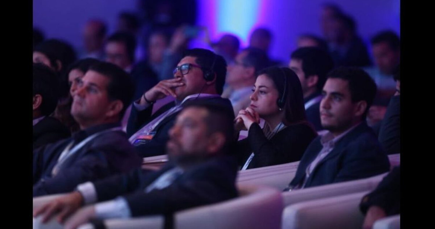 A full auditorium at a Singularity University summit