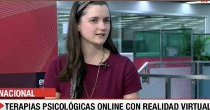 Pilar Dueñas interviewed on national television